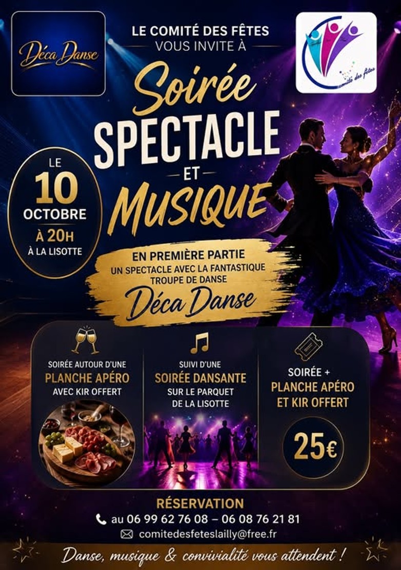 Comité fêtes - Affiche A4 Déca danse